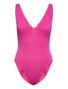 Seadive Deep V Neck Piece Badedragt Badetøj Pink Seafolly