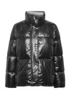 D1. Cropped Down Jacket Foret Jakke Black GANT