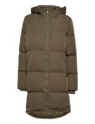 Slfmina Down Jacket B Foret Jakke Khaki Green Selected Femme