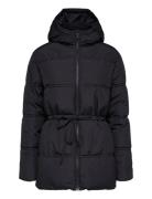 Slfalina Puffer Jacket B Foret Jakke Black Selected Femme