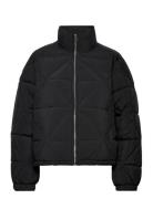 Elina Puffer Jacket Foret Jakke Black Gina Tricot