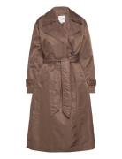 Deela-M Trenchcoat Frakke Brown MbyM