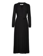 Wrap Dress Maxikjole Festkjole Black IVY OAK