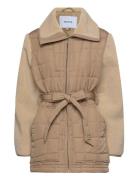 Msgena Padded Jacket Foret Jakke Beige Minus