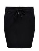 Cargoldtrash Life Easy Skirt Pnt Kort Nederdel Black ONLY Carmakoma