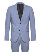 Plain Mens Suit - Normal Length Habit Blue Lindbergh