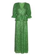 Hillary Dress Maxikjole Festkjole Green Notes Du Nord