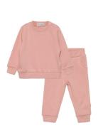 Sweat Set  Sets Sweatsuits Pink Minymo