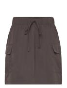 Onlmalika Cargo Skirt Ptm Kort Nederdel Brown ONLY