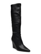 Showout Boot Lange Støvler Black Steve Madden