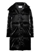 Glazed Long Puffer Foret Jakke Black Calvin Klein Jeans