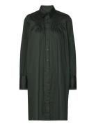 Lr-Isla Solid Kort Kjole Khaki Green Levete Room