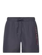 Medium Drawstring Badeshorts Blue Tommy Hilfiger