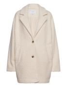 Viotil L/S Teddy Coat/Pb Foret Jakke Cream Vila