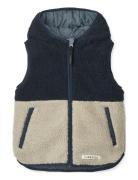 Diana Reversible Vest Foret Vest Blue Liewood