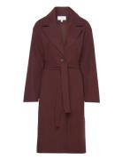 Vipoko Long Coat-Noos Outerwear Coats Winter Coats Brown Vila