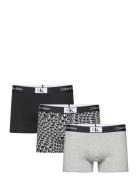 Trunk 3Pk Boxershorts Grey Calvin Klein