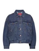 Women Jackets Indoor Denim Regular Jakke Denimjakke Blue Esprit Casual