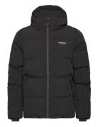 Hooded Boxy Puffer Jacket Foret Jakke Black Superdry Sport