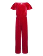 Jumpsuit Velvet Jumpsuit Red Lindex