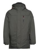 Hooded Parka Jacket Parka Jakke Khaki Green Lindbergh