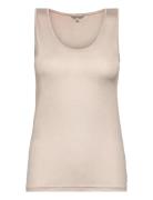 Silk Jersey - Tank Top Top Beige Lady Avenue