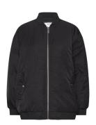 Slfberete Redown Bomber Jacket Bomberjakke Black Selected Femme