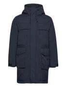 Apex Canvas? Long Padded Coat - Grs Parka Jakke Navy Knowledge Cotton ...