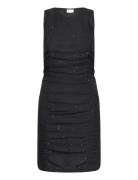 2Nd Rhinera - Night Time Shimmer Kort Kjole Black 2NDDAY