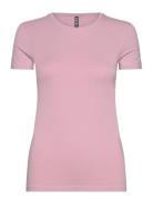 Pcsirene Tee Noos Top Pink Pieces