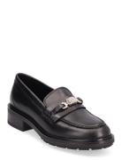 Th Hardware Loafer Loafers Flade Sko Black Tommy Hilfiger