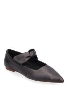 Fossil Black Leather Ballet Flats Ballerinasko Ballerinaer Black ALOHA...