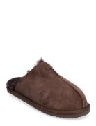 Shearling Slippers Slippers Hjemmesko Brown ENKEL Living