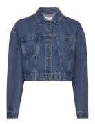 Nmronja L/S Crop Dnm Jacket Vi433Mb Noos Jakke Denimjakke Blue NOISY M...