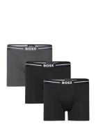 Boxerbr 3P Bold Boxershorts Black BOSS