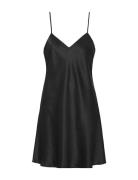 Nightdress No Sleeve Nattøj Black Damella Of Sweden