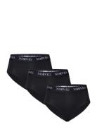 3-Pack Womens Maxi Brief Trusser, Tanga Briefs Black NORVIG