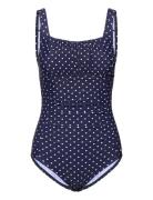 Swimsuit Shirley Badedragt Badetøj Navy Damella Of Sweden