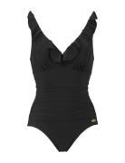 Swimsuit Badedragt Badetøj Black Damella Of Sweden