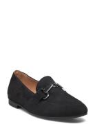 Loafer Loafers Flade Sko Black Gabor