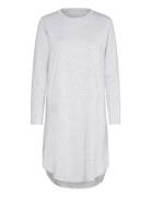 Women Bamboo Longsleeved Night Dress Nattøj Grey URBAN QUEST