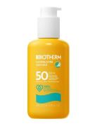 Biotherm Waterlover Sun Milk Spf50 200Ml Solcreme Krop Nude Biotherm