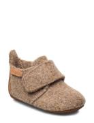 Bisgaard Baby Wool Slippers Hjemmesko Beige Bisgaard