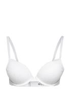 Bra Linnea In Lace - White Lingerie Bras & Tops Push Up Bras White Lin...