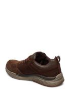 Mens Relaxed Fit Benago - Waterproof Low-top Sneakers Brown Skechers