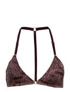 Petra Bra Plum Lingerie Bras & Tops Soft Bras Bralette Purple Underpro...