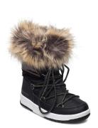 Mb Jr Girl Monaco Low Wp Vinterstøvler Med Snøre Black Moon Boot