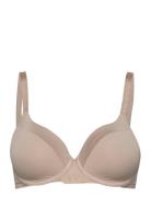 Bra Dahlia Shiny Matt Lingerie Bras & Tops Full Cup Bras Beige Lindex