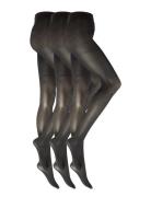 Decoy Recycled Tight 40Den 3Pk Lingerie Pantyhose & Leggings Black Dec...