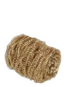 Brass Scrub Home Kitchen Wash & Clean Dishes Cloths & Dishbrush Gold S...
